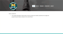 Desktop Screenshot of handleyrecreationcenter.com